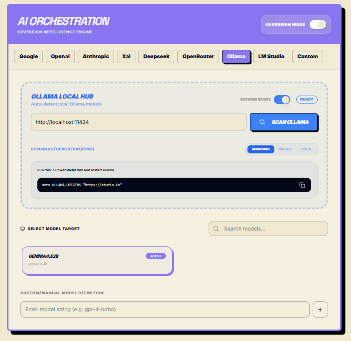Step-by-Step Guide: How to Add Custom and Local AI Models to STURIO