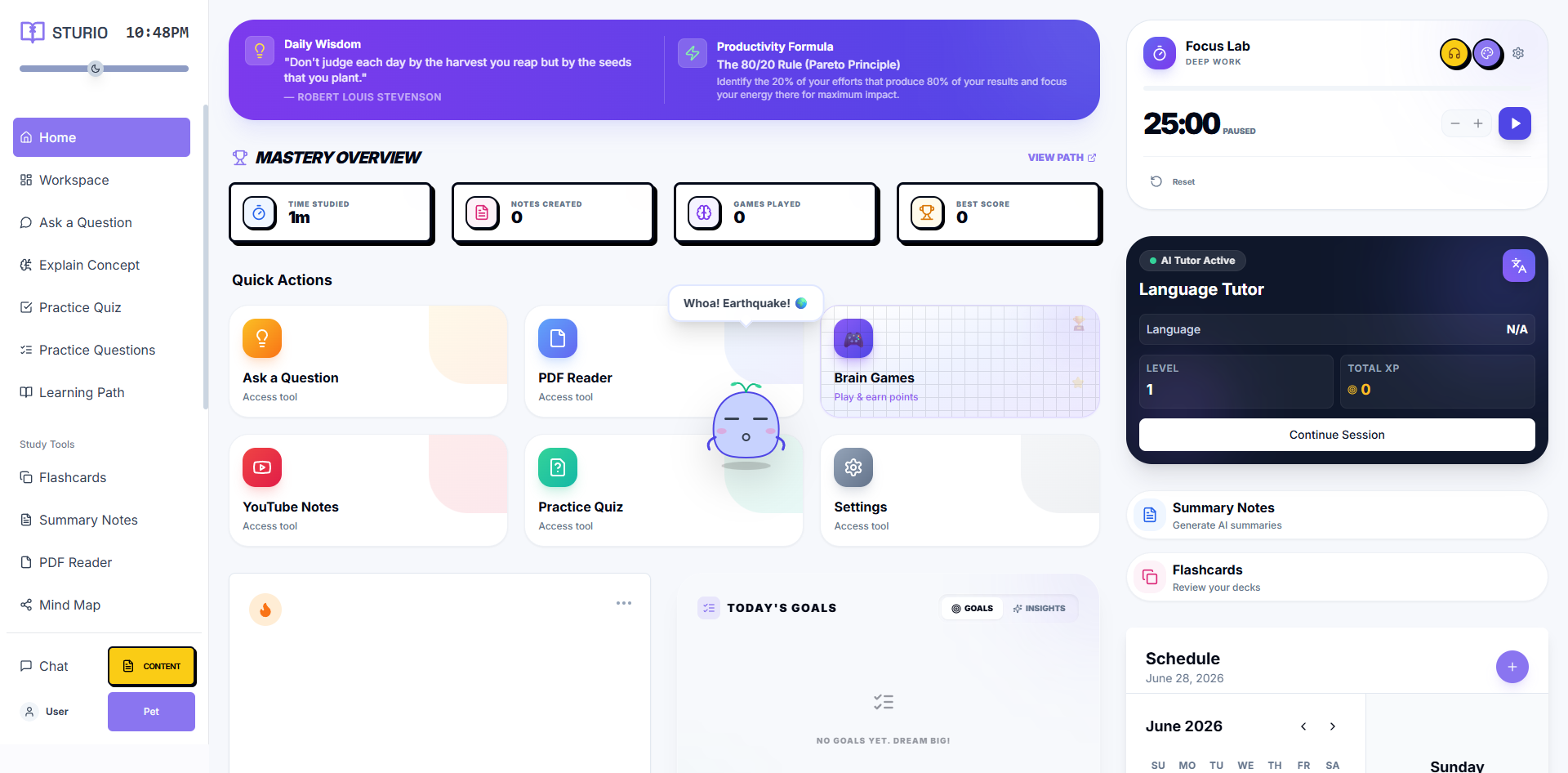 YouTube Video Notes Generator — AI Summarizer & Quiz Maker Free | STURIO